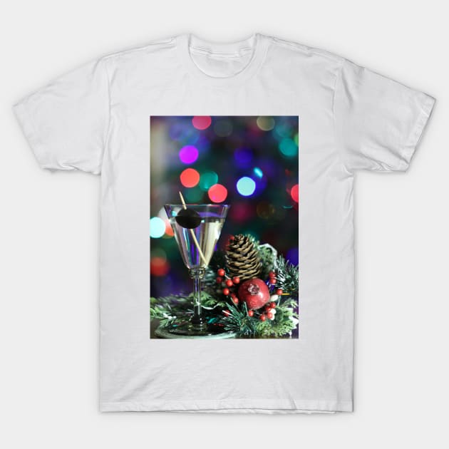 christmas martini cocktail T-Shirt by pinkal